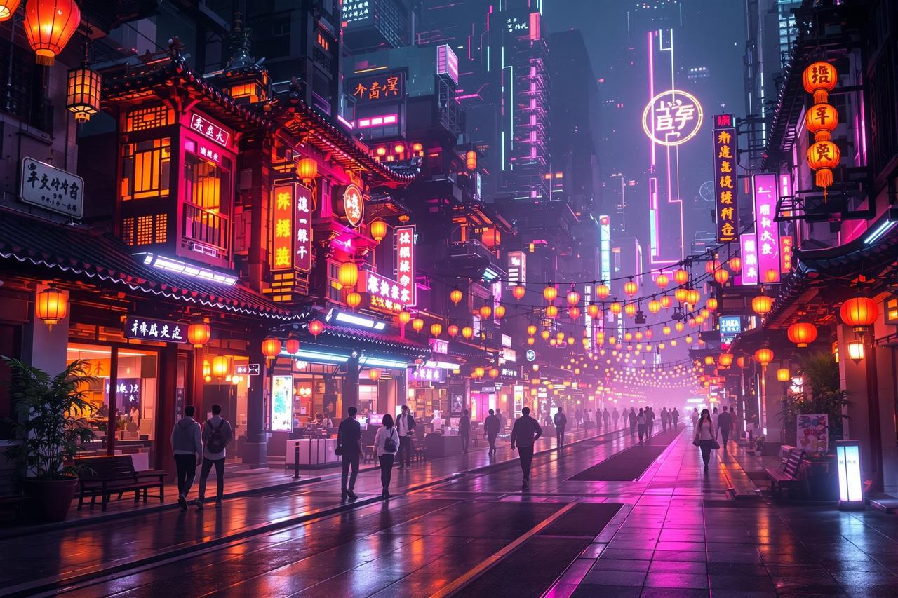 雪狐影视-赛博朋克美学：当东方遇见未来